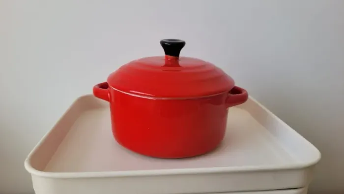 Mini panelinha cocotte ceramica não é Le Creuset
