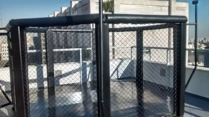 Grade Octógono Mma Estrutura Tubular Reforçada