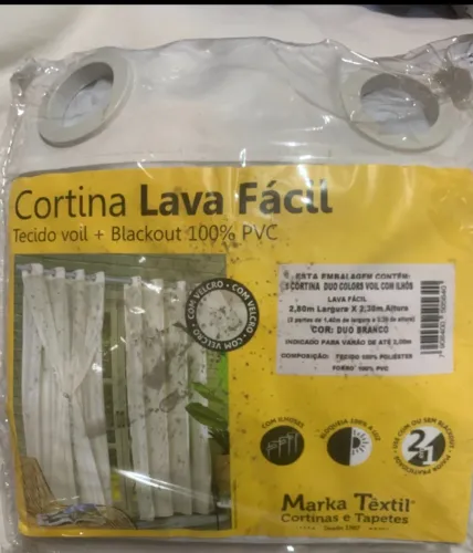 Cortina lava fácil black out