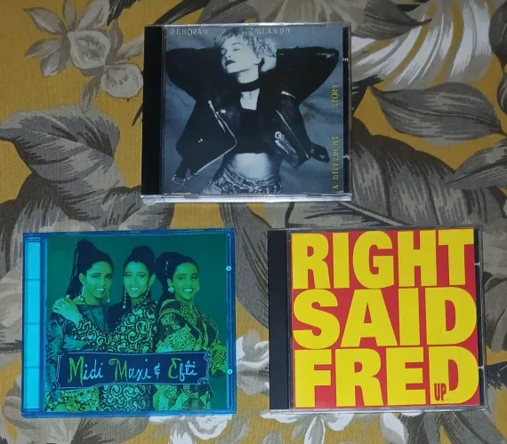 SALDÃO: Cds Anos 90: Deborah Blando, Midi Maxi & Efti e Right Said Fred (3 Cds)