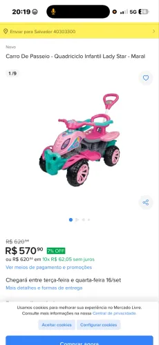 Carrinho de passeio 