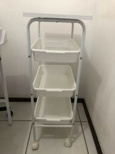 Carrinho auxiliar estética 