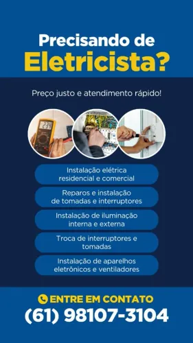 Eletricista residencial e predial 