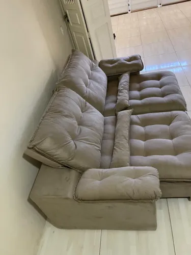 SOFÁ 3 LUGARES RETRÁTIL E RECLINÁVEL