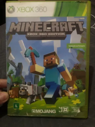 Minecraft jogo Xbox 360.