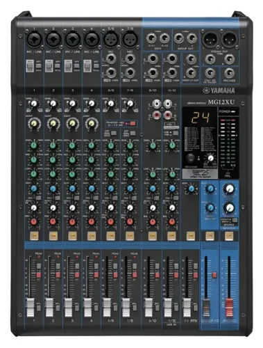 Mesa De Som Yamaha Mg-12xu 12 Canais Mixer (usado) (Usado)