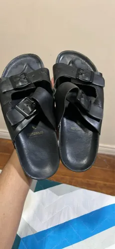 Chinelo reserva em couro
