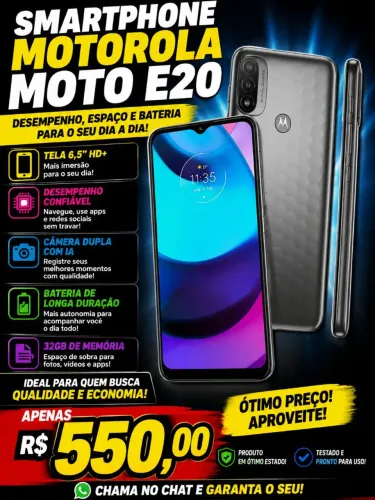 Celular Moto E 20 