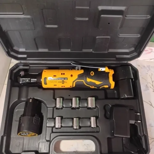 Chave Catraca Elétrica 12V Sem Fio + Maleta Completa