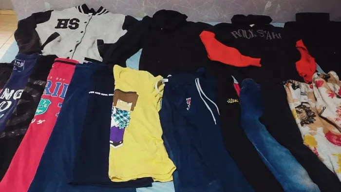 Roupas de inverno de menino serve acima dos 10 anos com 19 peças