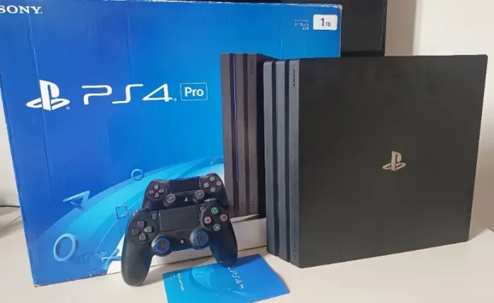 (NOVO) PS4 PRO 1TB, versão 12.0, para DESBLQ + selo SONY, NA CAIXA! PARCELO 12X!