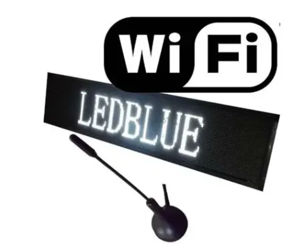 [DESCONTÃO] -Painel Led Letreiro Digital 170x40 App Wifi - 3x R$262 no cartão de crédito