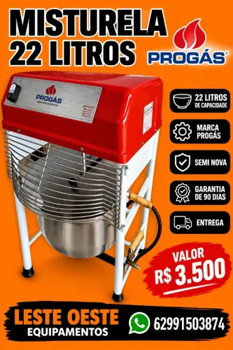 Misturela 22 litros marca progas