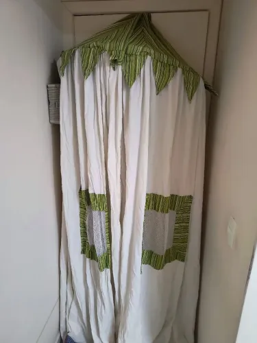Cabaninha para crianças/dossel feito à mão em patchwork
