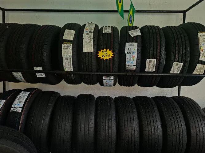Pneus Aro 14 novos 