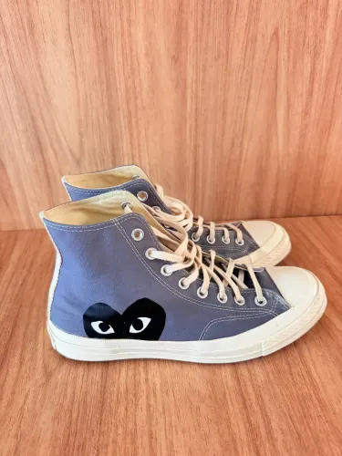 Converse Comme des Garçons CDG Chuck 70 Cinza Nº 40 Seminovo