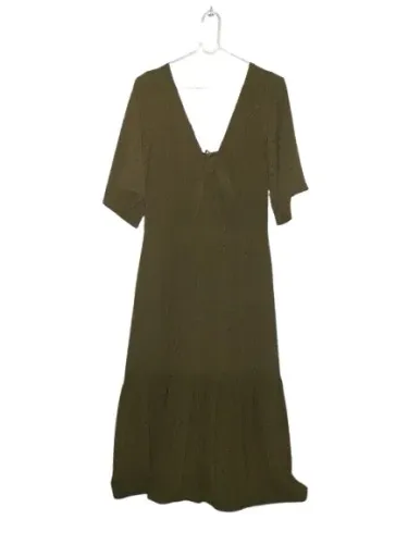 Vestido verde longo para qualquer ocasião tamanho GG