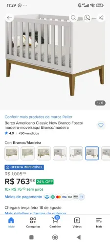 Berço 3 em 1