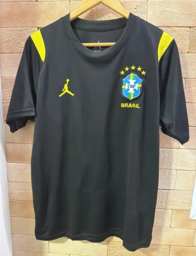 Camisa Seleção Brasileira 2026 Air Jordan preta - Tam G