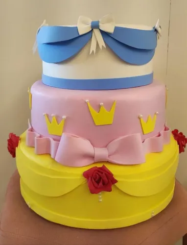 Bolo Fake Princesa 