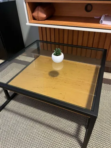 Mesa de centro industrial moderno Toledo
