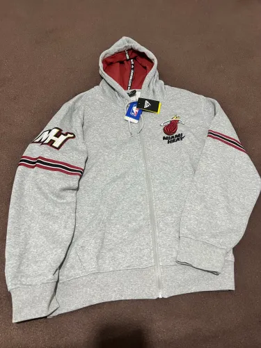 Jaqueta de moletom cinza NBA - Miami Heat