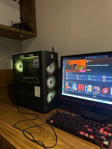 PC Gamer, Ryzen 5 com 32GB de ram e 1T de SSD
