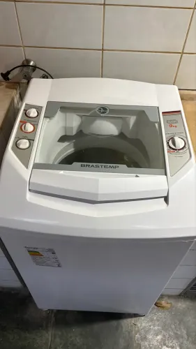 Máquina de Lavar Brastemp 9kg BWL09A Conservada - Apenas Centrifugação com Defeito
