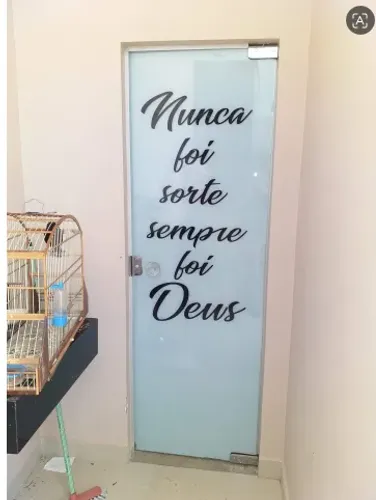 pelicula leitosa (branca fosc ae brilhosa) blindex porta de vidro