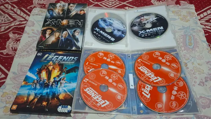 Box DVDs X-Men Trilogia + Legends of Tomorrow 1ª Temporada Original