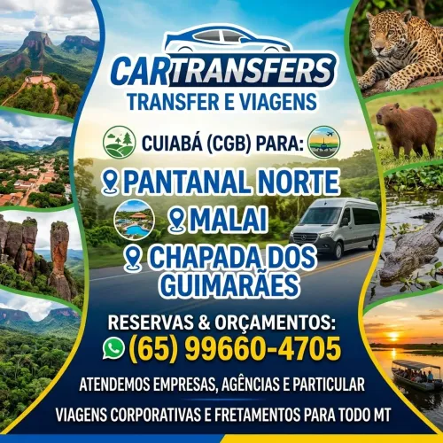 TRANSFER E FRETAMENTOS AEROPORTO CUIABÁ CGB