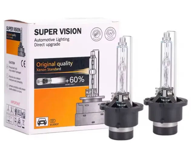 Par lâmpada xênon original D2r D2s D4s D4s 4300k 6000k 35w