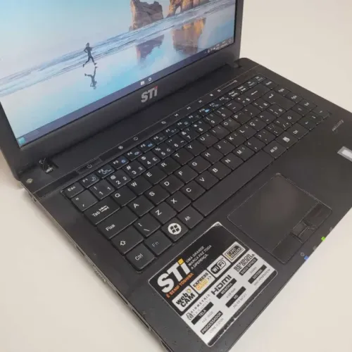 Notebook STI - Processador i3-M370 - Memória Ram DDR3 6GB - HD 160GB - Display 14