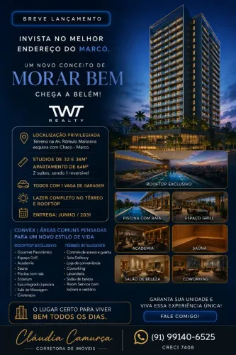 Lançamento Convex TWT Realty/ Bairro do Marco