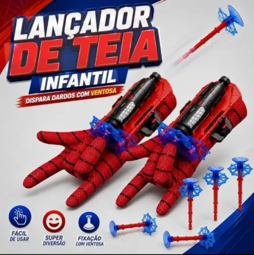 Luva Lança Teia Homem -Aranha