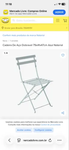Cadeira Dobrável Tok Stok