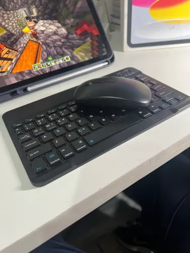 Kit teclado e mouse Bluetooth 