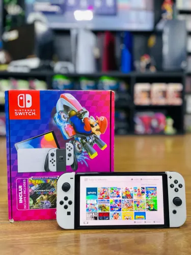 NINTENDO SWITCH OLED DESTRAVADO 128GB