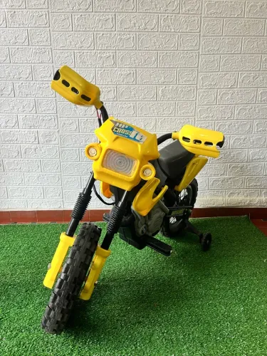MOTINHA ELÉTRICA CROSS AMARELA - OFERTA POR R$ 499,00