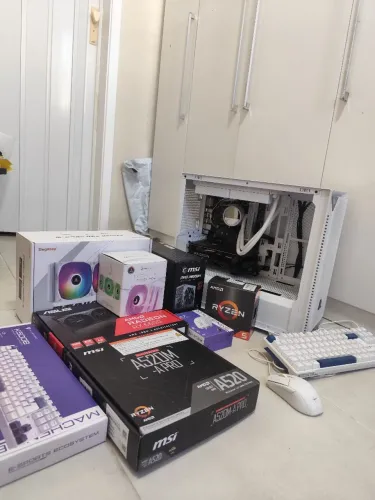 Pc Gamer Ryzen 5 5500 + RX 6600 + 16 GB RAM ( Dual Chanel - 2x 8GB RAM)