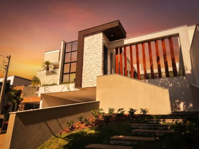 Casa de condomínio para venda com 212 metros quadrados com 3 quartos