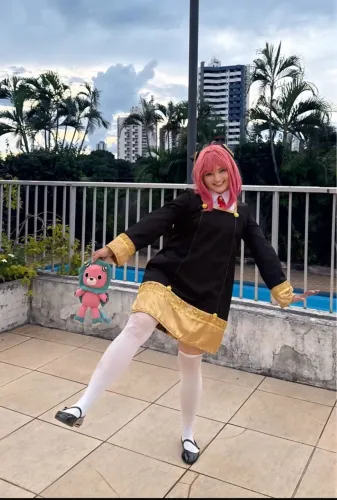 traje de cosplay da Anya - Spyx Family