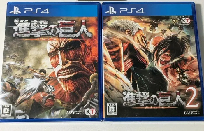 Attack on Titan 1 e 2 ps4
