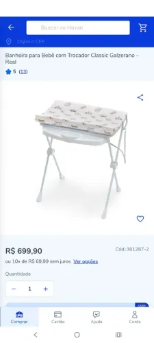 Banheira para bebe com suporte 