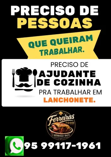 Ajudante de cozinha 