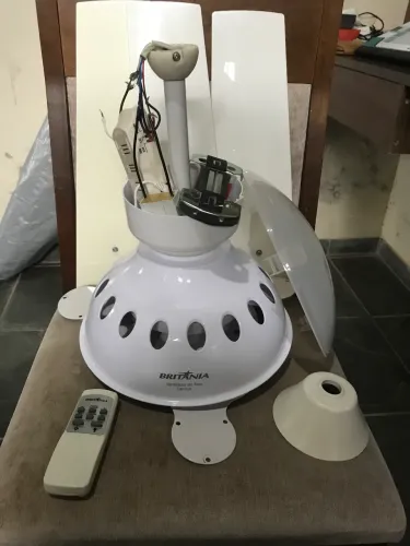 Ventilador de teto Britânia Cancún de controle remoto c/ problemas