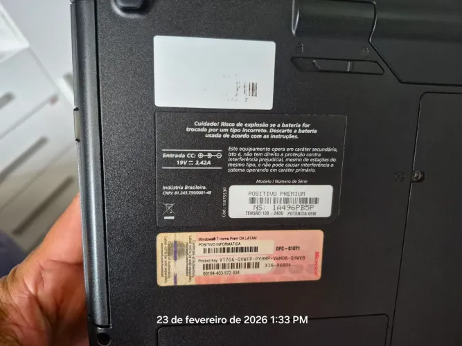 Vendo notebook positivo Premium 