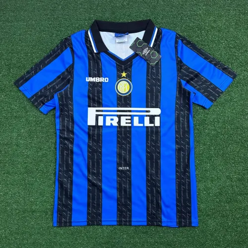 Camisa Inter de Milão retrô Ronaldo #10 - tam. P M G GG 2gG (nova na etiqueta)