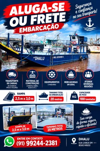 Aluga-se ferry-boat