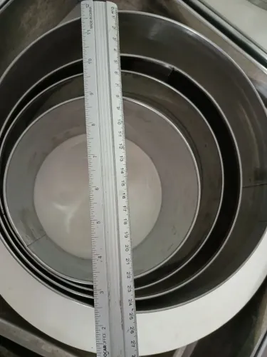 Jogo de Aros para montar bolo inox